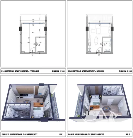 Prodej bytu 2+kk, Golem, Albánie, 44 m2