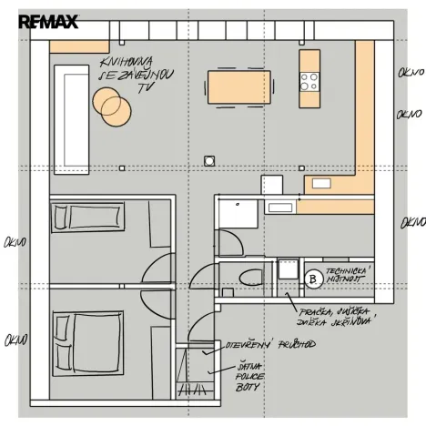 Prodej bytu 3+kk, Janov nad Nisou - Hraničná, 82 m2