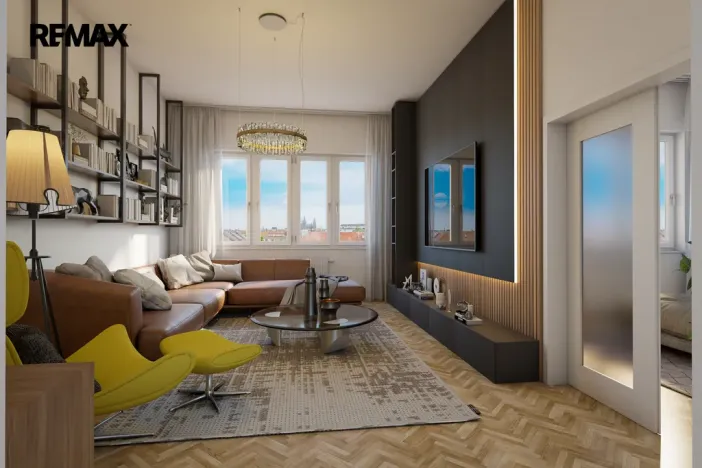 Prodej bytu 2+1, Praha - Bubeneč, náměstí Interbrigády, 95 m2