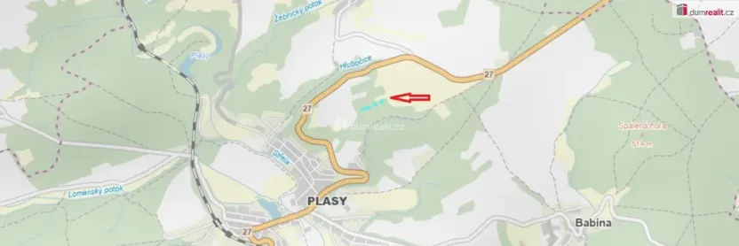 Prodej lesa, Plasy - Žebnice, 3528 m2