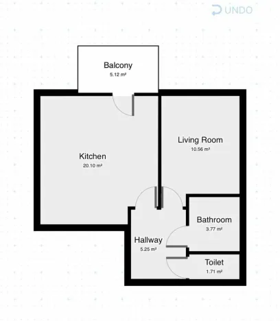 Pronájem bytu 2+kk, Praha - Motol, Kudrnova, 48 m2