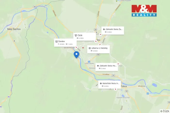 Prodej chalupy, Žandov - Dolní Police, 160 m2
