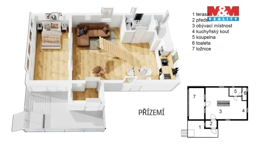 Prodej rodinného domu, Bílkovice, 88 m2