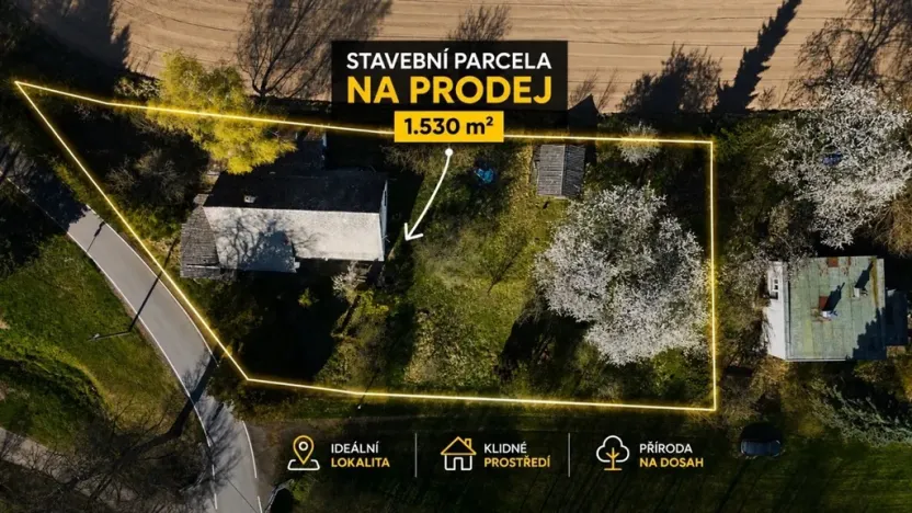Prodej pozemku pro bydlení, Velké Svatoňovice - Markoušovice, 1530 m2