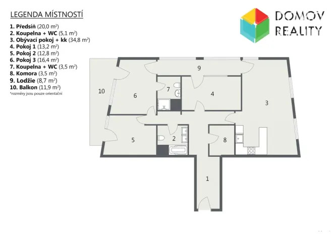 Prodej bytu 4+kk, Praha - Stodůlky, Toufarova, 118 m2