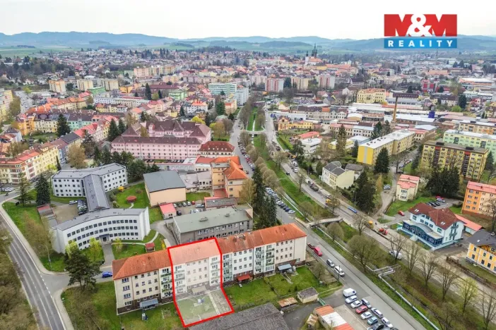 Prodej bytu 3+1, Klatovy - Klatovy III, U Pazderny, 74 m2