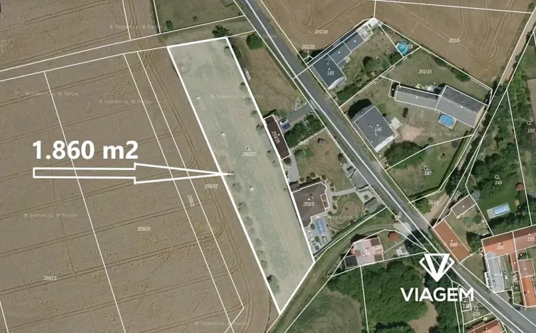 Prodej podílu pole, Šípy, 1860 m2