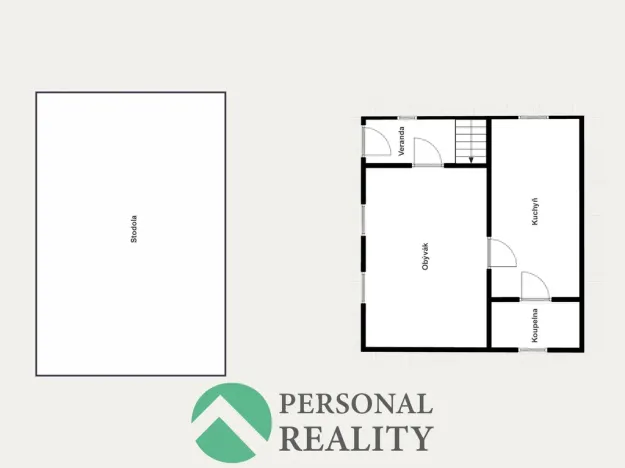 Prodej rodinného domu, Hulice, 42 m2