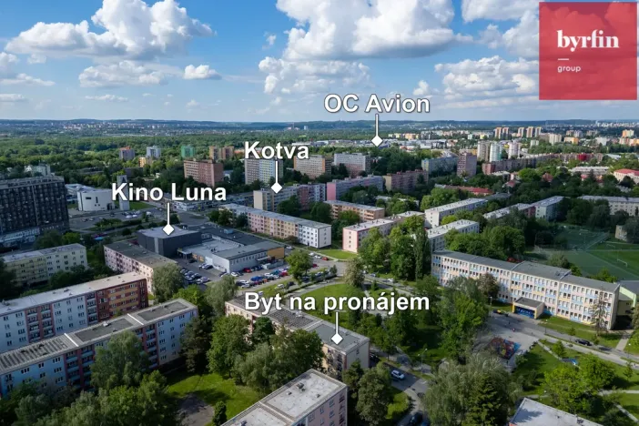 Pronájem bytu 2+1, Ostrava, Patrice Lumumby, 55 m2