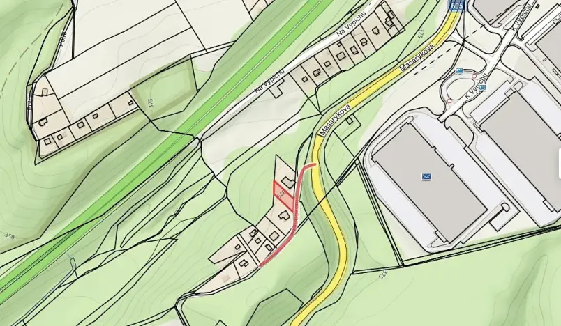 Prodej pozemku pro bydlení, Rudná, V Hlubokém, 522 m2