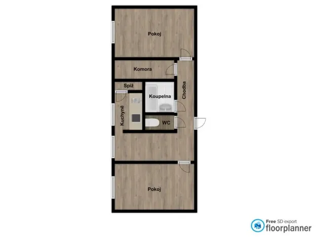 Prodej bytu 3+kk, Smolotely, 69 m2