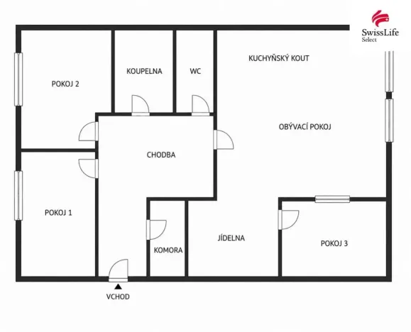 Prodej bytu 4+kk, Pardubice, Bělehradská, 100 m2
