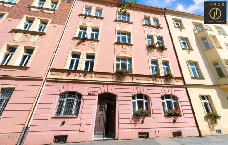 Prodej bytu 1+kk, Praha - Karlín, Hybešova, 26 m2