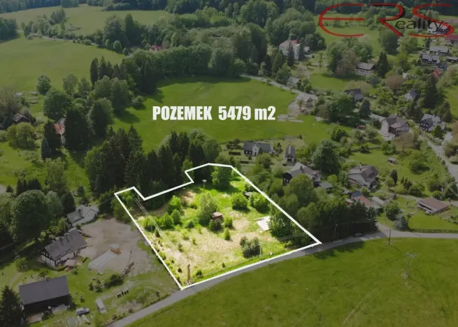 Prodej pozemku pro bydlení, Cvikov - Trávník, 5479 m2
