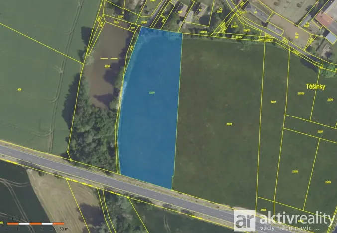 Prodej pozemku pro bydlení, Ratboř - Těšínky, 6500 m2