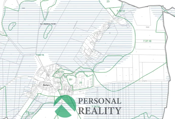 Prodej pozemku pro bydlení, Rožmitál pod Třemšínem - Strýčkovy, 5434 m2