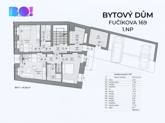 Prodej vícegeneračního domu, Fulnek, Fučíkova, 255 m2