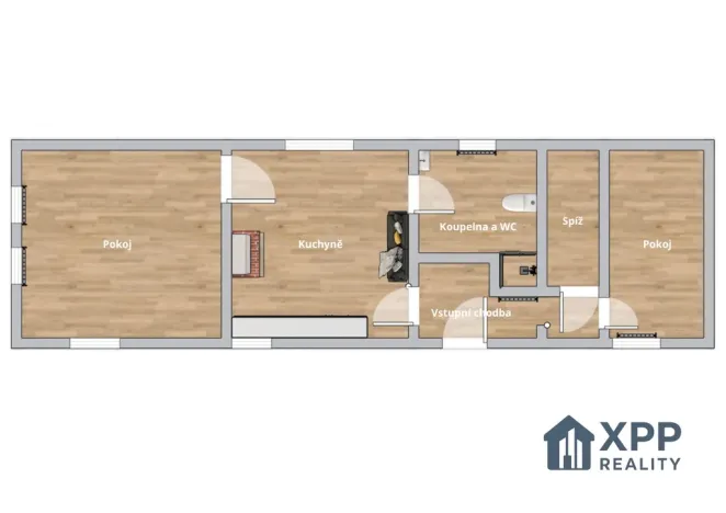 Prodej chalupy, Těchobuz, 78 m2