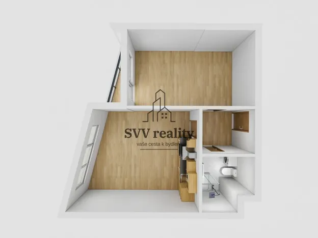 Prodej bytu 2+kk, Praha - Hlubočepy, Trnkovo náměstí, 43 m2