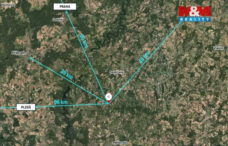 Prodej louky, Petrovice - Obděnice, 7011 m2