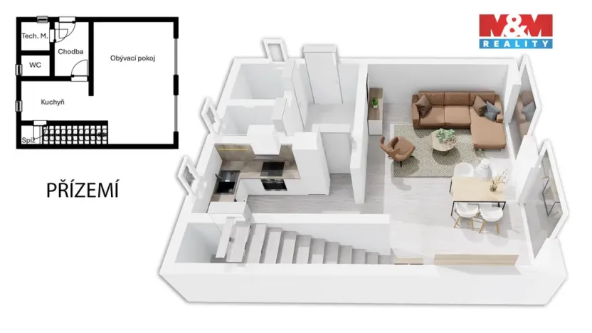 Prodej rodinného domu, Milovice - Mladá, Lipová, 99 m2