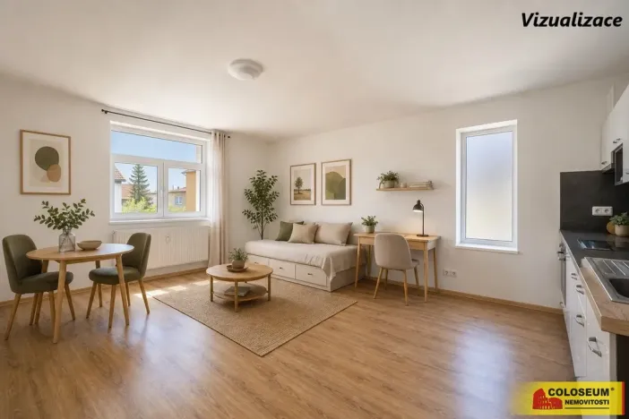 Prodej bytu 1+kk, Brno, Slunná, 39 m2