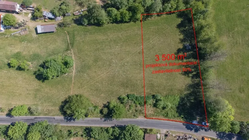 Prodej pozemku pro bydlení, Sušice - Záluží, 3500 m2