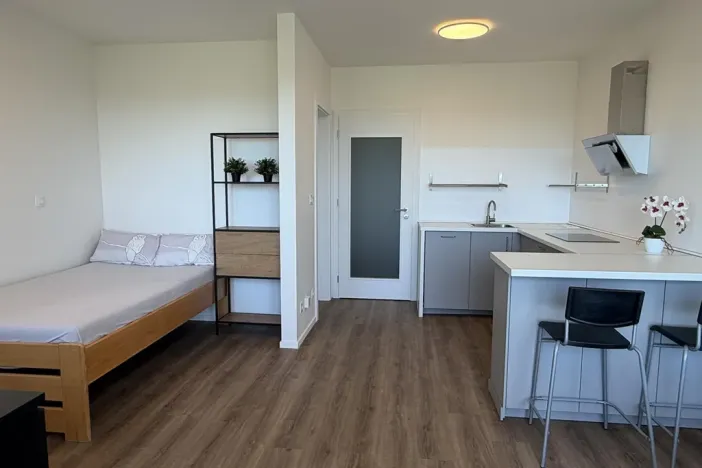 Pronájem bytu 1+kk, Praha - Černý Most, Arnošta Valenty, 38 m2
