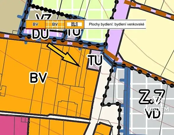 Prodej pozemku pro bydlení, Dyjákovice, 489 m2