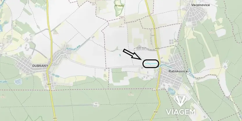 Prodej podílu pole, Ratíškovice, 289 m2