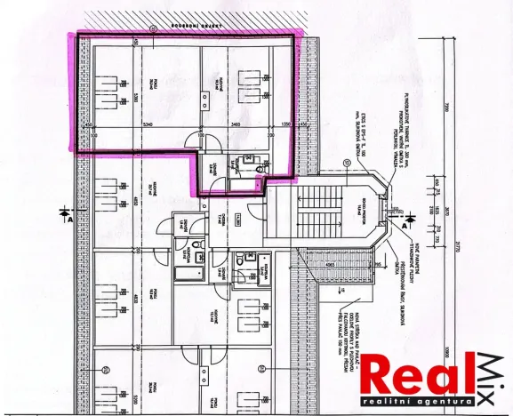 Pronájem bytu 2+kk, Brno - Komárov, Dornych, 54 m2