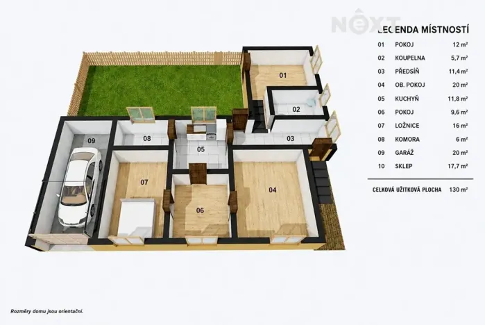 Prodej rodinného domu, Lanžhot, Luční, 130 m2