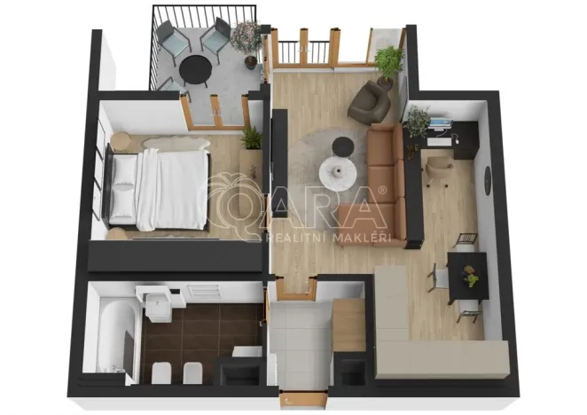 Pronájem bytu 2+kk, Praha - Žižkov, Olgy Havlové, 50 m2