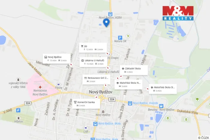 Prodej rodinného domu, Nový Bydžov, Třída B. Smetany, 400 m2
