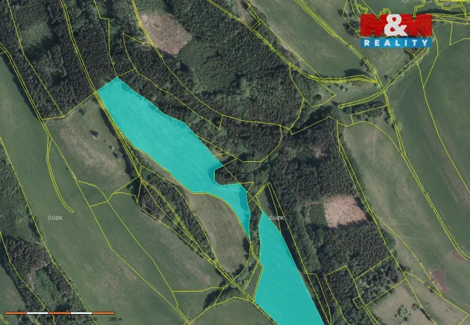 Prodej louky, Stárkov - Bystré, 121606 m2