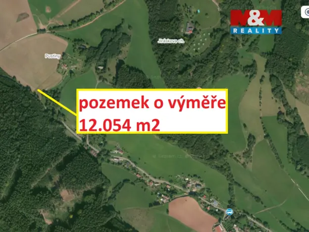 Prodej pole, Hronov - Rokytník, 12054 m2