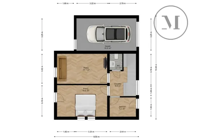 Prodej rodinného domu, Horní Planá, Jenišov, 138 m2