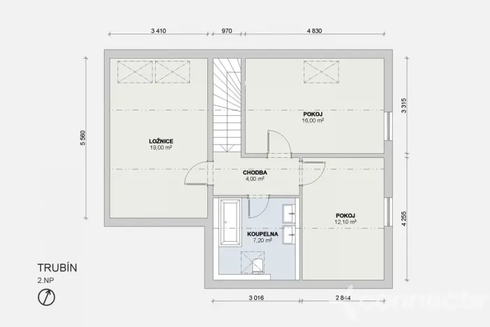 Prodej rodinného domu, Trubín, Na Vyhlídce, 121 m2