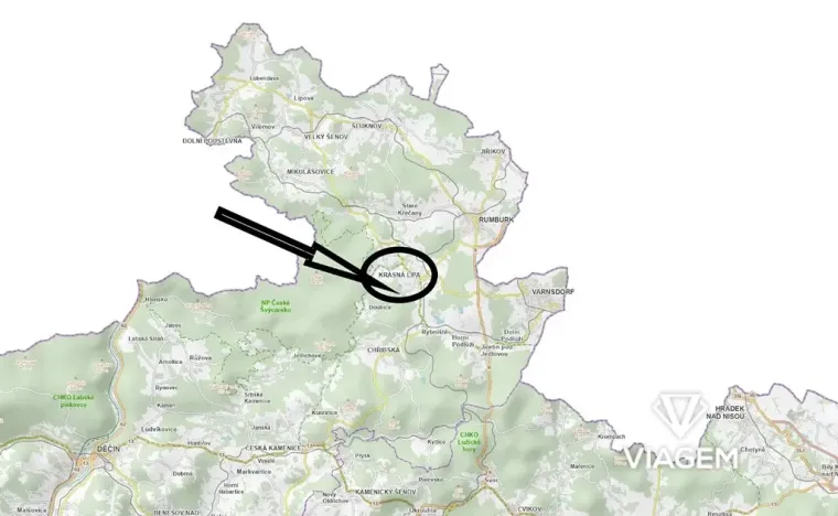 Prodej pole, Krásná Lípa, 11439 m2