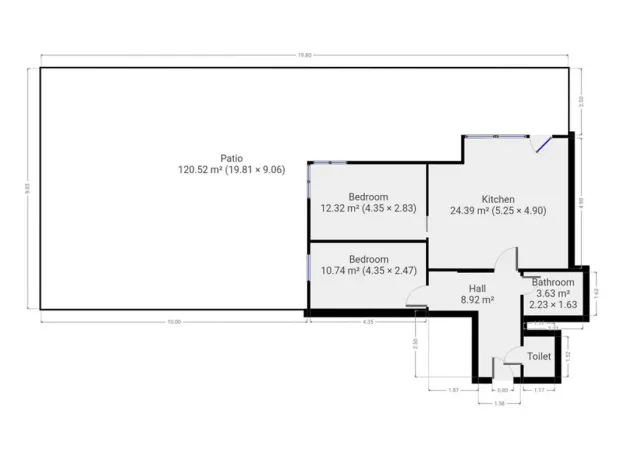 Pronájem bytu 3+kk, Praha - Uhříněves, V kuťatech, 62 m2