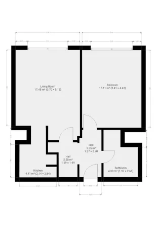 Pronájem bytu 2+kk, Praha - Háje, Hlavatého, 46 m2
