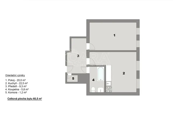 Prodej bytu 1+1, Praha - Vinohrady, Šumavská, 60 m2