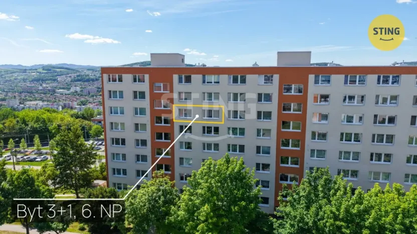 Prodej bytu 3+1, Zlín, Na Honech II, 67 m2