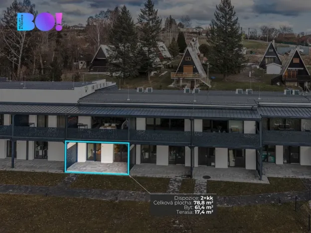 Prodej apartmánu, Soběšovice, 78 m2
