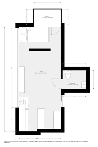 Pronájem bytu 1+kk, Brno, Hostislavova, 22 m2