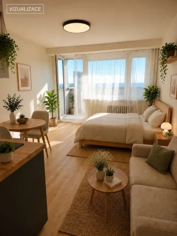 Pronájem bytu 1+kk, Praha, Kyselova, 28 m2