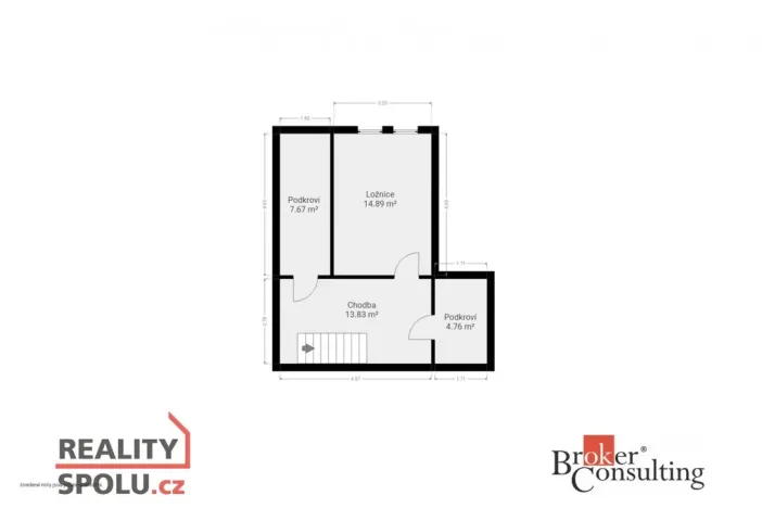 Prodej rodinného domu, Černošín, Husova, 73 m2