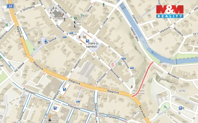 Pronájem garáže, Česká Třebová, 22 m2
