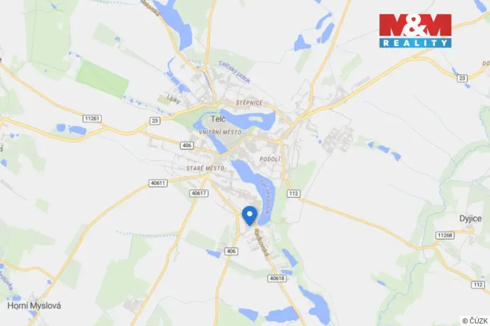 Prodej bytu 2+1, Telč - Telč-Staré Město, Radkovská, 59 m2