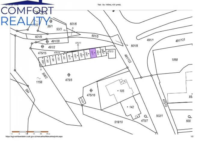 Prodej garáže, Ostrava - Nová Ves, U Hrůbků, 24 m2